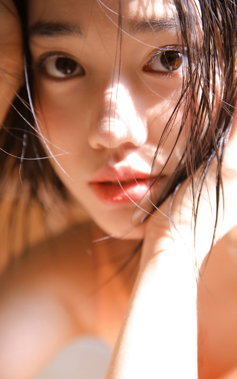 Japanese nude back sling beauty hips wet body plump sexy body art photography pictures(3)